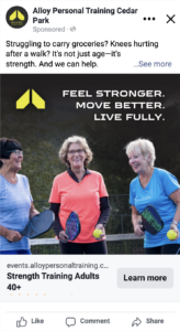Feel Stronger. Move Better. Live Fully. Future-State_Alloy Personal Training Meta Ads Content