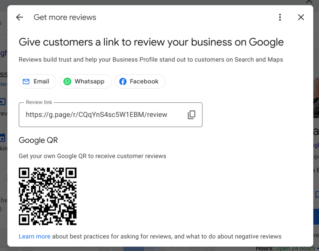 Google Business Profile QR Codes